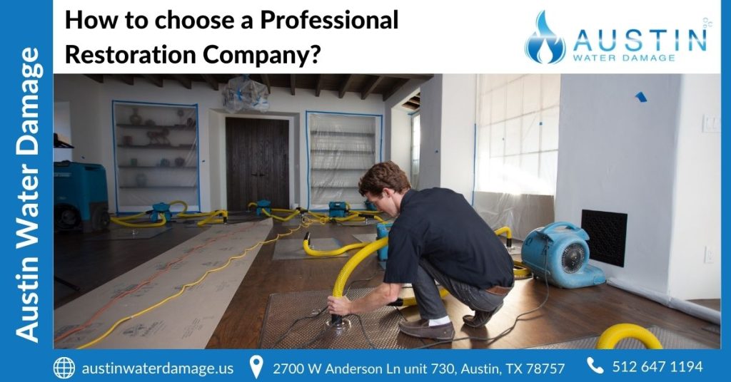 How to choose a Professional Restoration Company